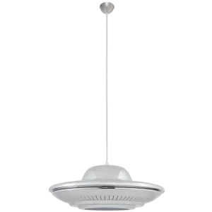 Lampa wisząca metalowa biała UFO 1009/1 z serii Elem - Lampy Elem
