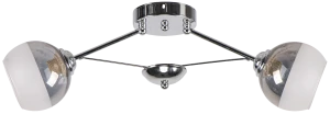 Plafon metalowy chromowany 2-punktowy 62cm 1018/2 8C z serii LAGUNA - Lampy Elem