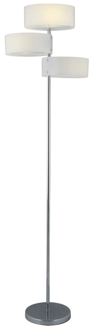 Lampa podłogowa chromowana 3-punktowa DRS8006/3F 8C z serii ANTILA - Lampy Elem
