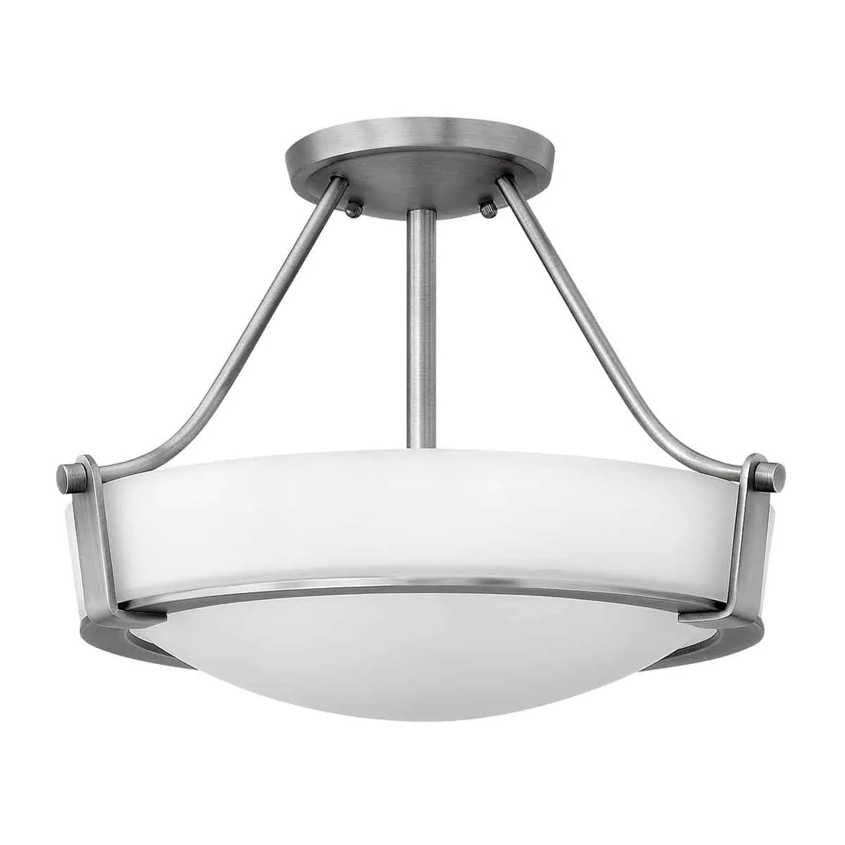 Plafon szklany 3-punktowy srebrny 41cm HK/HATHAWAY/SFSN z serii HATHAWAY - Elstead Lighting