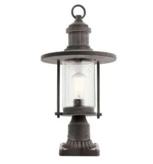 Lampa stojąca zewnętrzna czarna metalowa KL/RIVERWOOD3/M z serii RIVERWOOD - Elstead Lighting