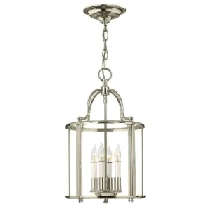 Lampa wisząca metalowa niklowana 4-punktowa HK-GENTRY-P-M-PN z serii GENTRY - Elstead Lighting