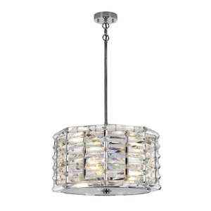 Lampa wisząca kryształowa niklowana 4-punktowa SHOAL-4P z serii SHOAL - Elstead Lighting