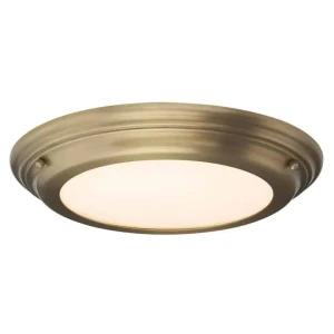 Plafon LED okrągły mosiężny 36cm WELLAND-F-AB z serii WELLAND - Elstead Lighting