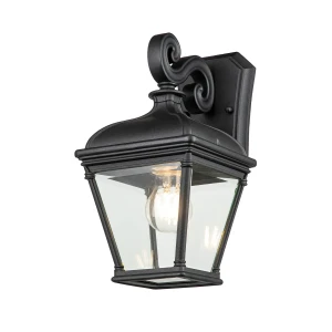 Kinkiet zewnętrzny latarnia czarny metalowy BAYVIEW-2M-BK z serii Bayview - Elstead Lighting