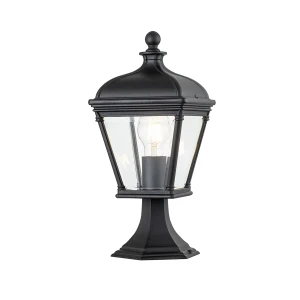 Lampa cokołowa czarna metalowa BAYVIEW-3M-BK z serii BAYVIEW - Elstead Lighting