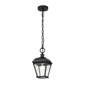Lampa wisząca latarnia czarna metalowa 1-punktowa BAYVIEW-8M-BK z serii Bayview - Elstead Lighting