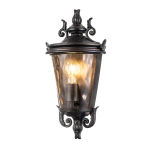 Kinkiet zewnętrzny latarnia czarny metalowy BT7-M z serii BALTIMORE - Elstead Lighting