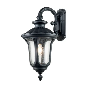 Kinkiet zewnętrzny latarnia czarny metalowy CC2-M-BK z serii Chicago - Elstead Lighting