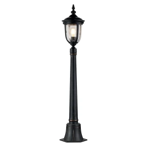 Latarnia ogrodowa metalowa czarna 109cm CL4-S z serii CLEVELAND - Elstead Lighting