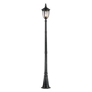 Latarnia ogrodowa stojąca czarna metalowa CL5-M z serii Cleveland - Elstead Lighting