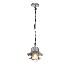 Lampa wisząca latarnia metalowa srebrna IP44 COPENHAGEN8-SIL z serii COPENHAGEN - Elstead Lighting
