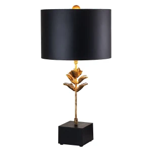 Lampa stołowa złota z czarnym abażurem FB-CAMILIA-TL z serii CAMILIA - Elstead Lighting