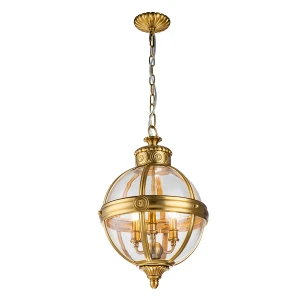 Lampa wisząca mosiężna kulista 3-punktowa FE-ADAMS-3P-BB z serii ADAMS - Elstead Lighting