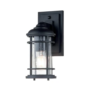 Kinkiet zewnętrzny latarnia czarny metalowy FE-LIGHTHOUSE2-S-BLK z serii Lighthouse - Elstead Lighting