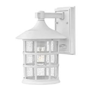 Kinkiet zewnętrzny latarnia biały z tworzywa HK-FREEPORT2-M-TWH z serii FREEPORT - Elstead Lighting