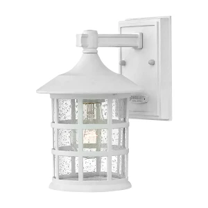 Kinkiet zewnętrzny latarnia biały z tworzywa HK-FREEPORT2-S-TWH z serii FREEPORT - Elstead Lighting