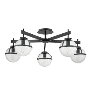 Półplafon czarny metalowy 5-punktowy HK-HOLLIS-5-C-BK z serii HOLLIS - Elstead Lighting