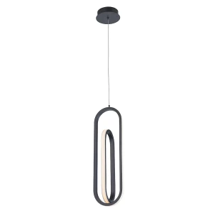 Lampa wisząca Demark QN-DEMARK-1P-BK - Quintiesse