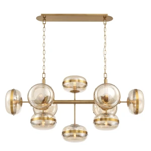Lampa wisząca Nottingham QN-NOTTINGHAM-10LP-AB - Quintiesse