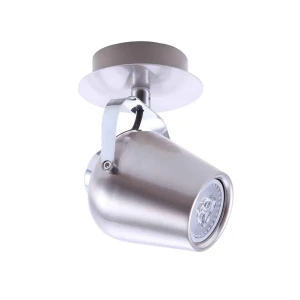 Reflektor sufitowy metalowy srebrny regulowany FH541A1BJ z serii JOSIE - Lampy Italux