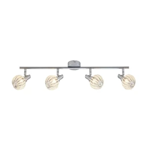 Lampa sufitowa chromowana 4-punktowa HP-710AG-04-08S z serii LOPEZ - Lampy Italux