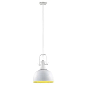 Lampa wisząca metalowa biała loftowa MA04431CA-001 z serii LAREDO - Lampy Italux