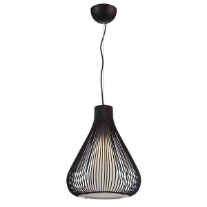 Lampa wisząca metalowa czarna ażurowa MDM2245-1 z serii INKSIS - Lampy Italux