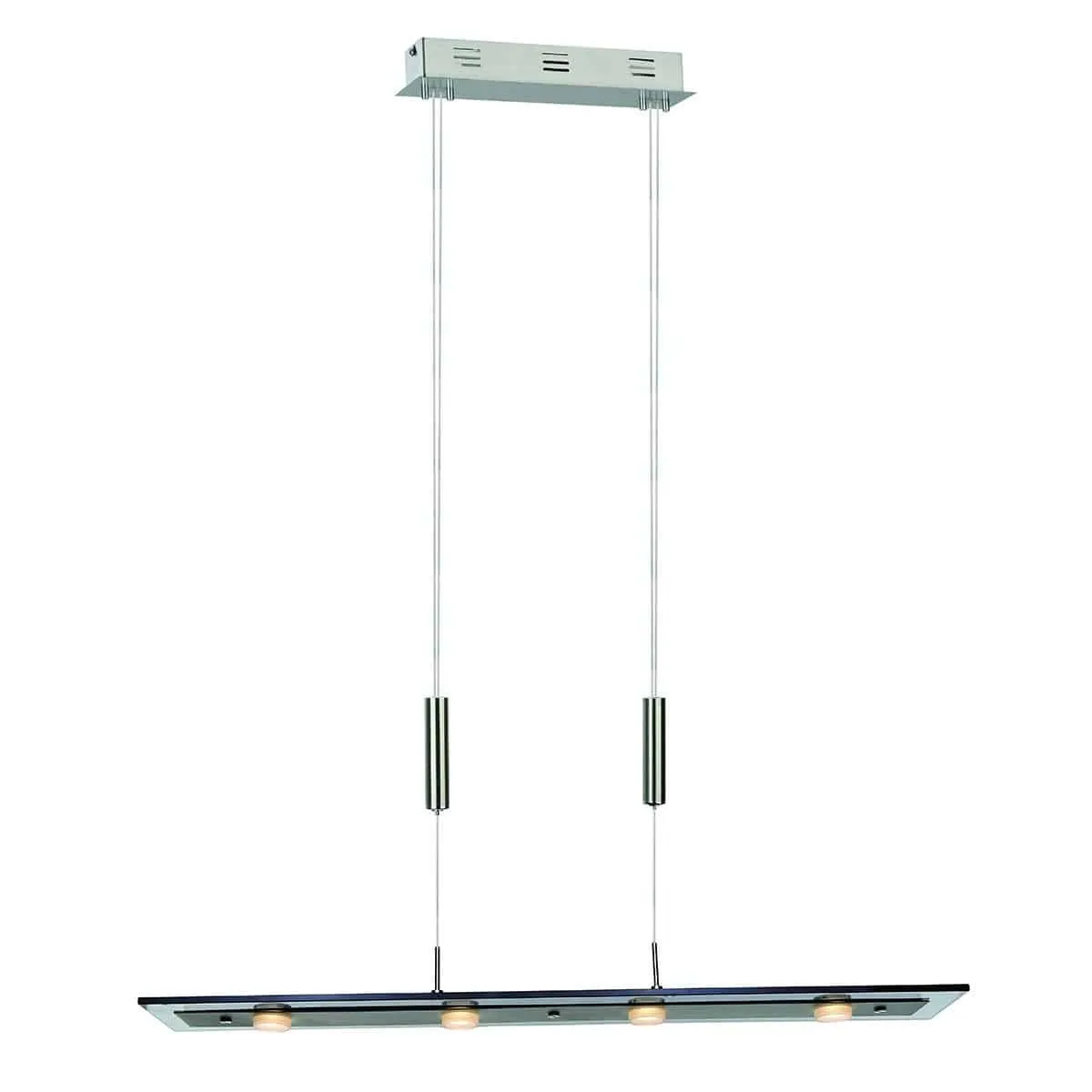 Lampa wisząca szklana dymiona 4-punktowa P0795A z serii SAVIO - Lampy Italux