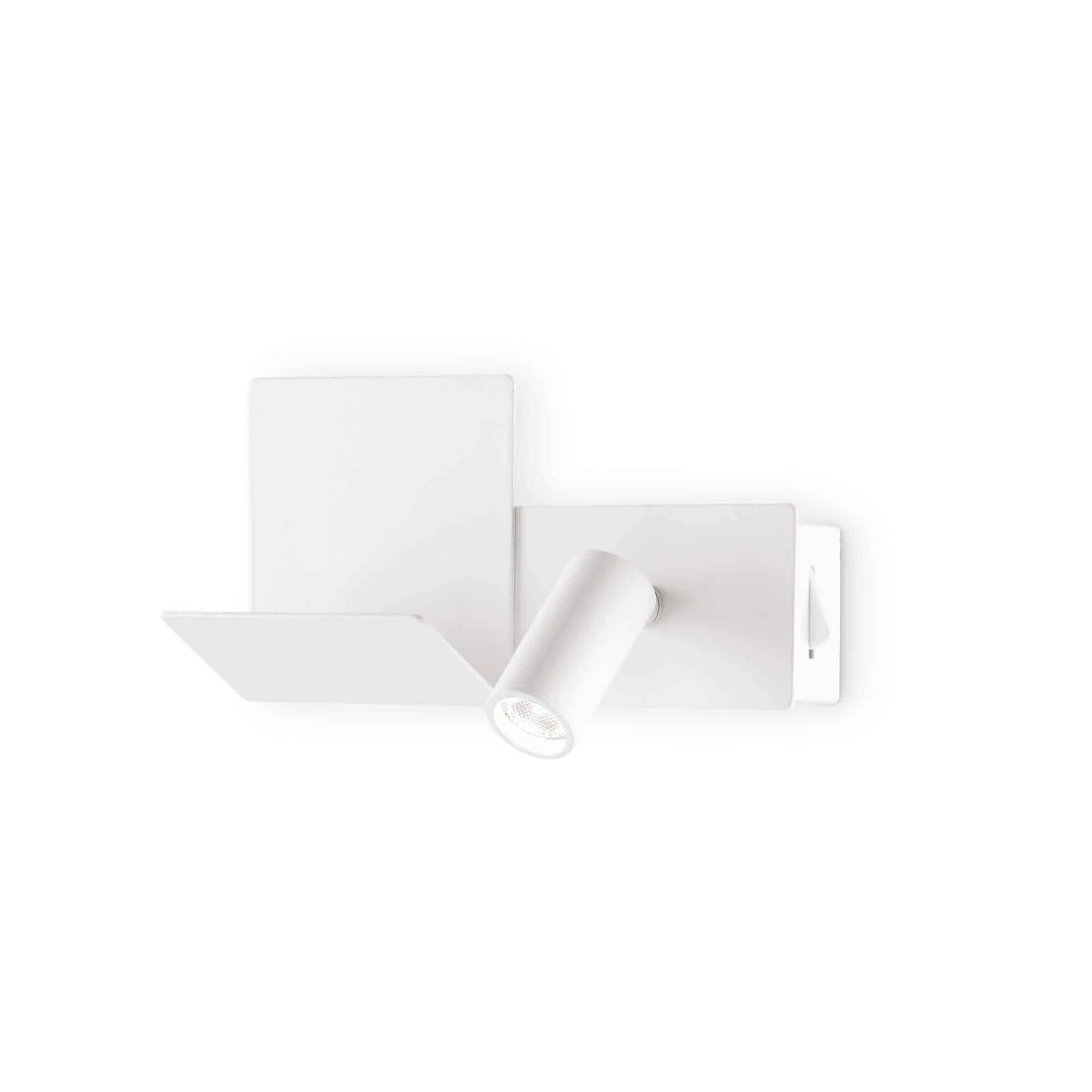 Kinkiet ścienny z półką KOMODO-2 AP BIANCO 306810 - Ideal Lux