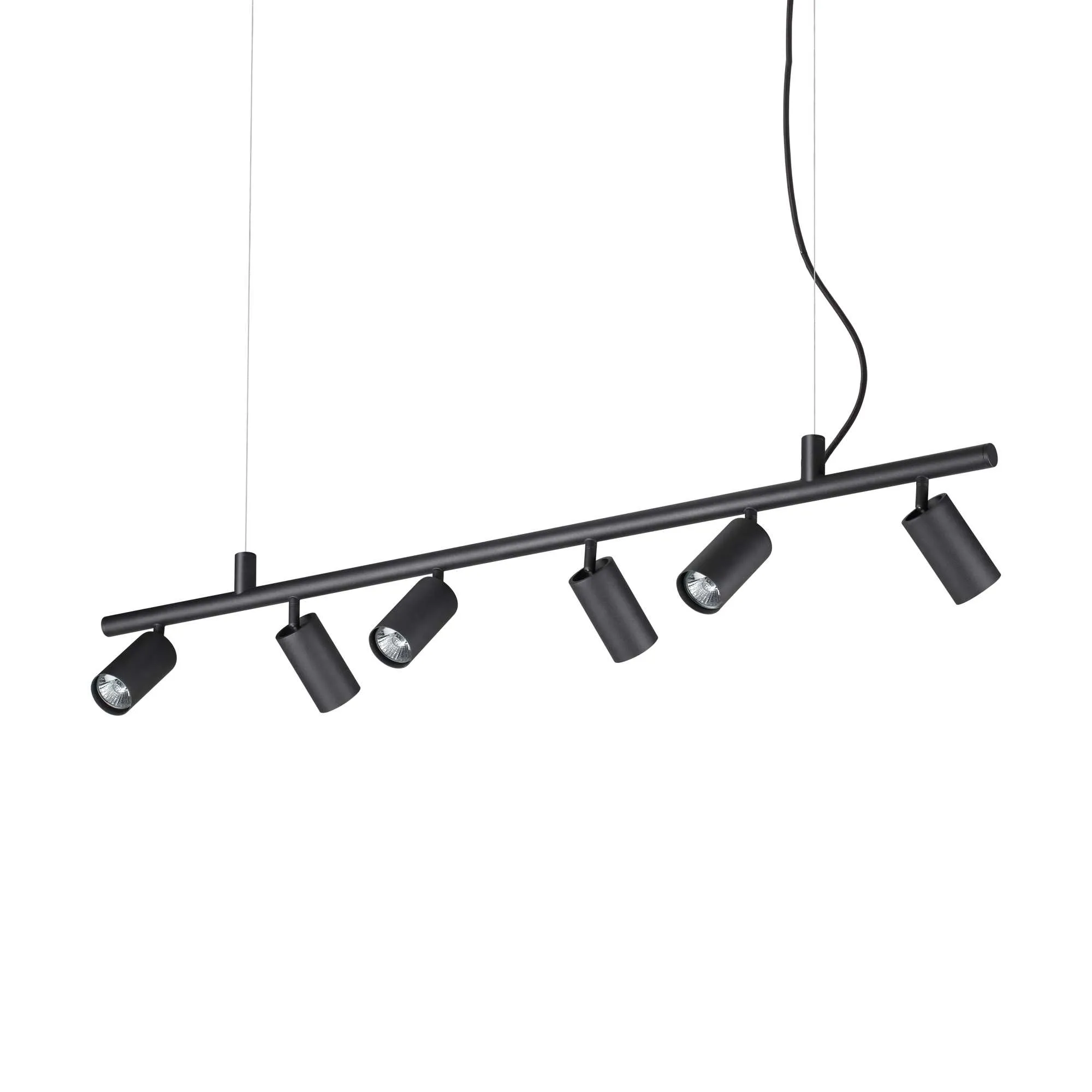 Lampa wisząca nowoczesna DYNAMITE SP6 czarna 231396 - Ideal Lux