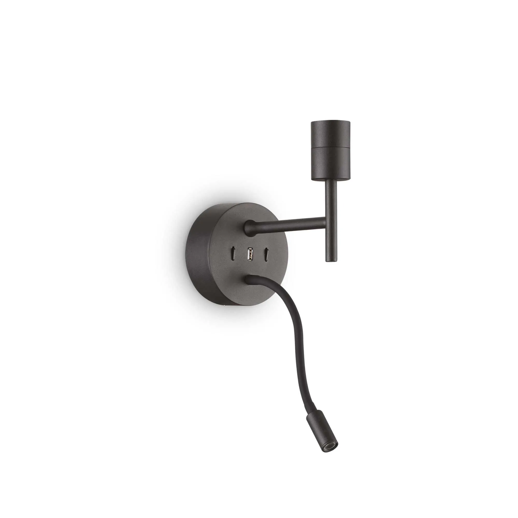 Podstawa Kinkiet nowoczesnyu SET UP MAP2 czarna 259826 - Ideal Lux
