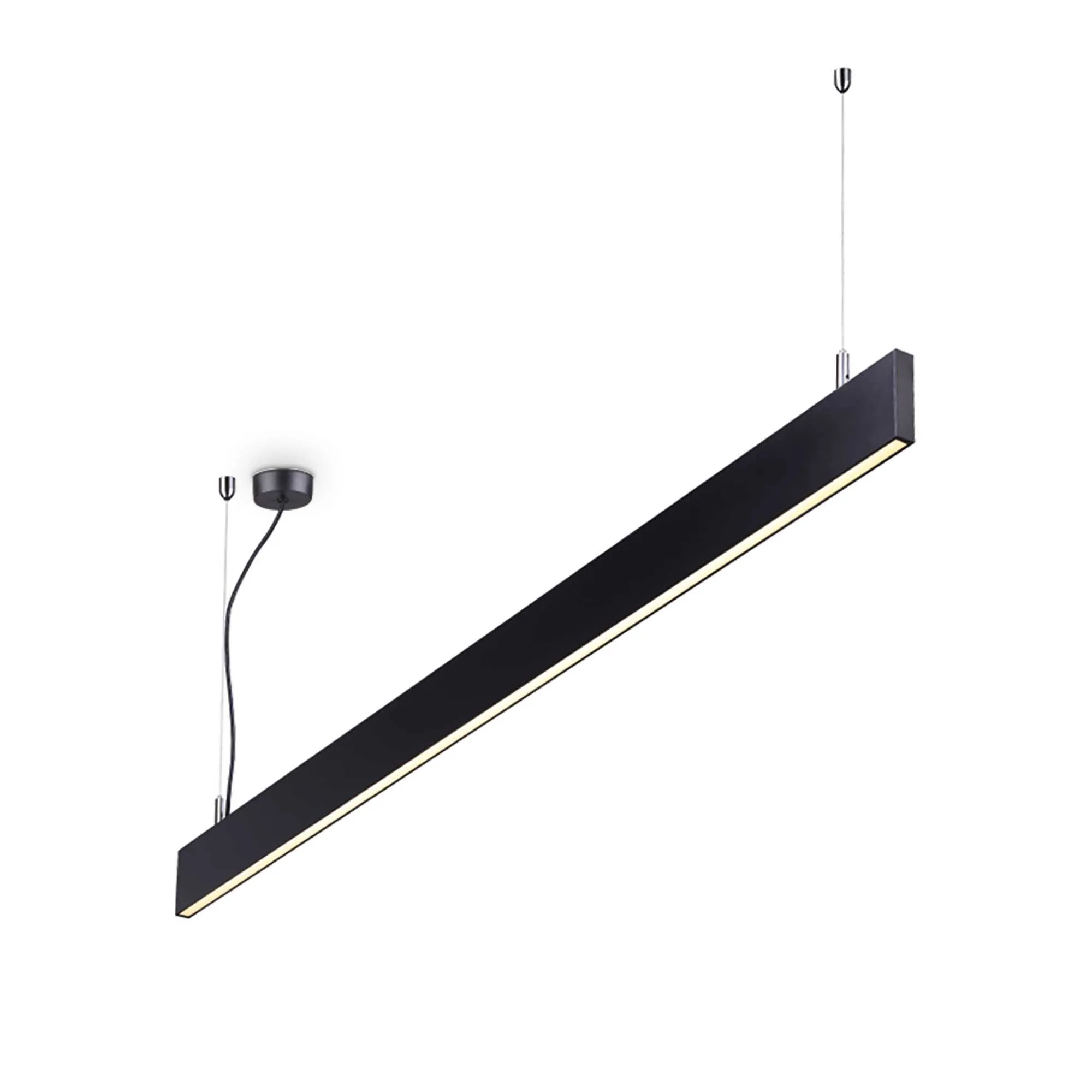 Lampa wisząca biurowa LINUS SP czarna 3000K 241975 - Ideal Lux
