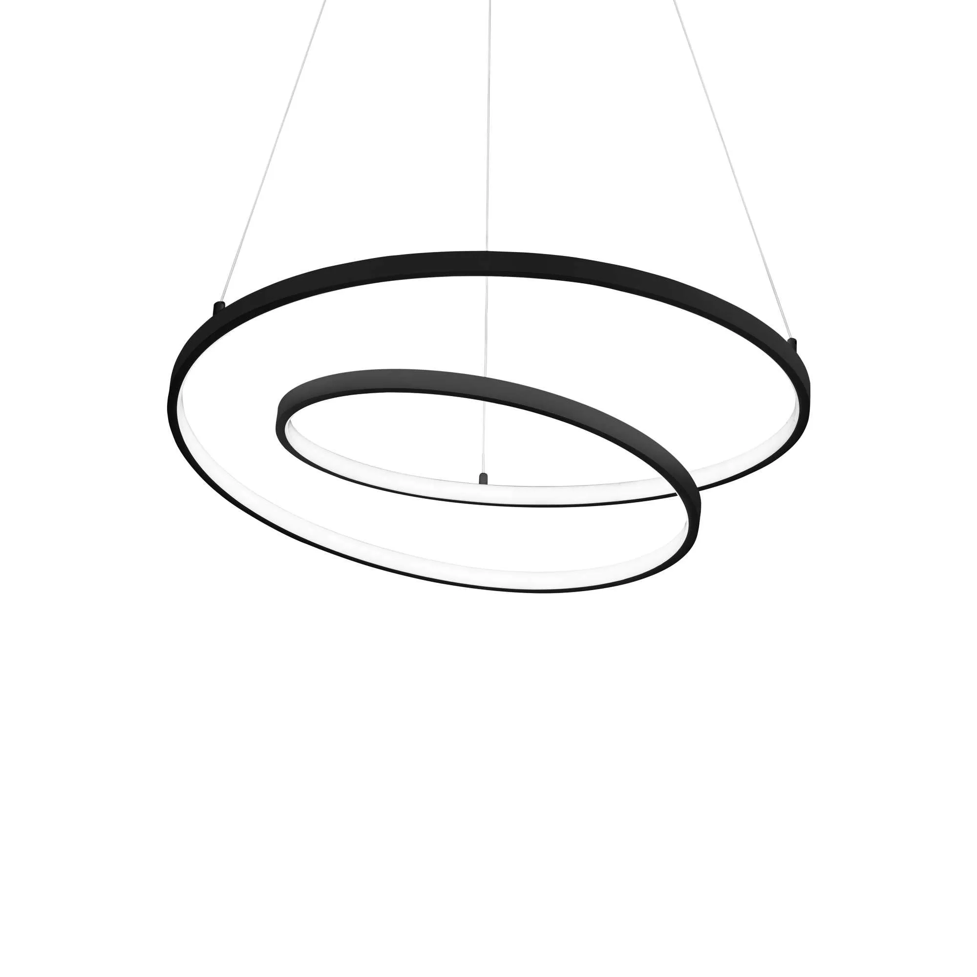 Lampa wisząca RING OZ SP D60 czarna 269436 - Ideal Lux