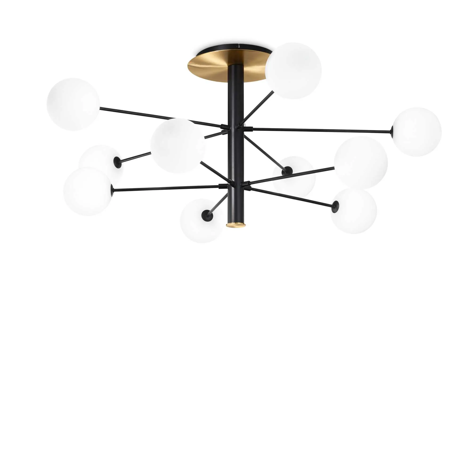 Lampa sufitowa designerska COSMOPOLITAN PL10 czarna 273693 - Ideal Lux