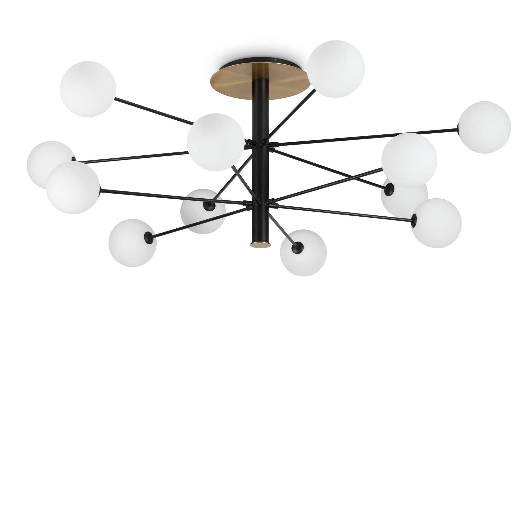 Lampa sufitowa designerska COSMOPOLITAN PL12 czarna 273709 - Ideal Lux