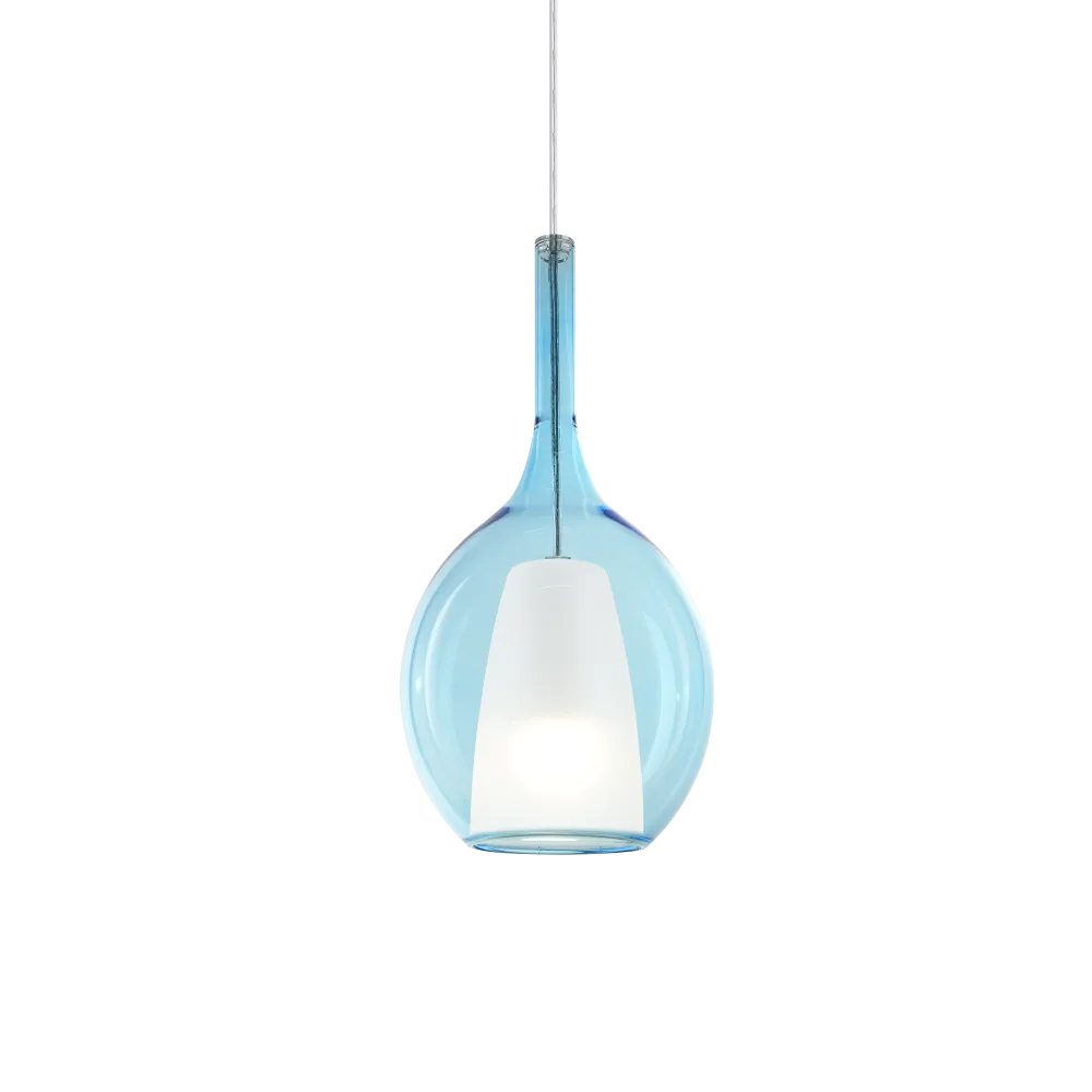 Lampa wisząca KALIQUE-2 SP1 D18 AZZURRO 360041 - Ideal Lux