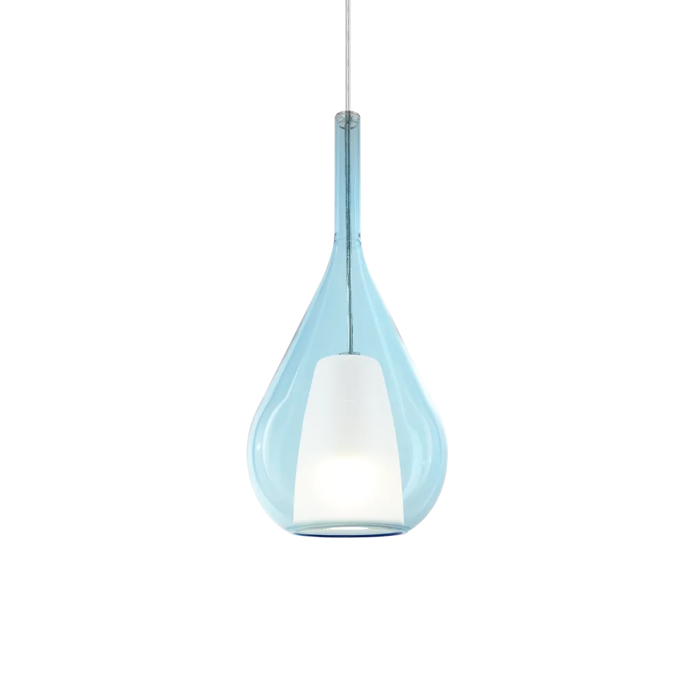 Lampa wisząca KALIQUE-3 SP1 D18 AZZURRO 360089 - Ideal Lux