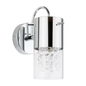 Kinkiet chromowany szklany z kryształkami MBM1636/1A z serii MARQU - Lampy Italux