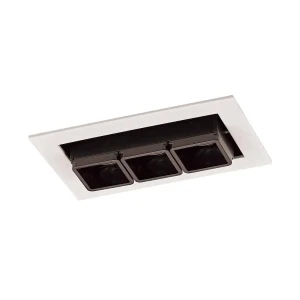Oprawa do wbudowania LED czarno-biała prostokątna SL74113/6W z serii Harper - Lampy Italux
