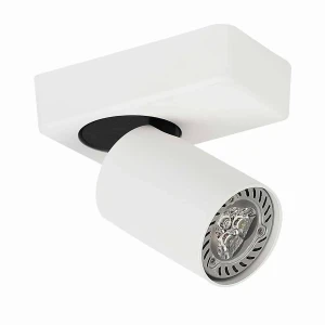 Reflektor sufitowy metalowy biały regulowany SPL-3001A-1-WH z serii Federica - Lampy Italux