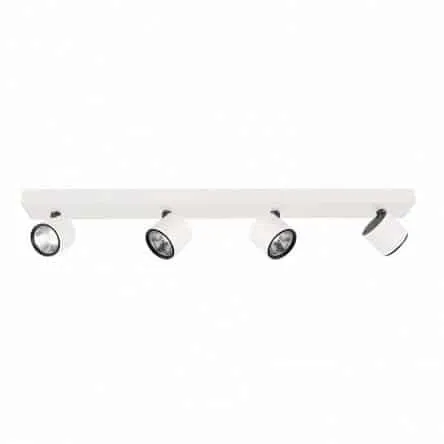 Lampa sufitowa reflektorowa biała 4-punktowa SPL-2854-4B-WH z serii BONIVA - Lampy Italux
