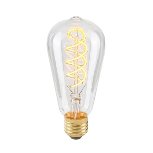 Żarówka LED E27 4W 2200K ST64 Spiral Clear 801501 ST64 - Italux