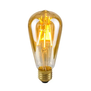 Żarówka LED E27 4W 2200K ST64 Amber LDS-ST64-A ST64 - Italux