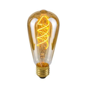 Żarówka LED E27 4W 2200K ST64 Spiral Amber LDS-ST64-SA ST64 - Italux