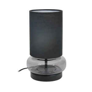 Lampa biurkowa czarna szklana z abażurem TB-43648-BL-SG z serii Epiro - Lampy Italux