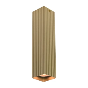Lampa sufitowa złota metalowa ryflowana CLN-37492-L-GD z serii Tecno - Lampy Italux
