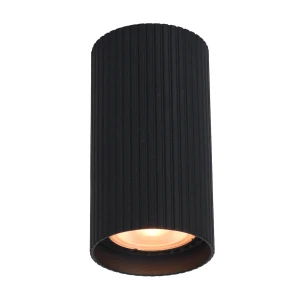 Lampa sufitowa czarna metalowa tubowa 10cm CLN-83920-S-BK z serii Rilok - Lampy Italux