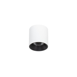 Lampa sufitowa LED biało-czarna metalowa 7,5cm CLN-6677-75-WH-BL-3K z serii ALTISMA - Lampy Italux