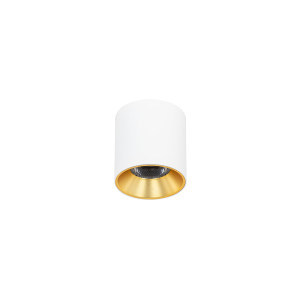 Lampa sufitowa LED biało-złota 7,5cm CLN-6677-75-WH-GD-3K z serii Altisma - Lampy Italux